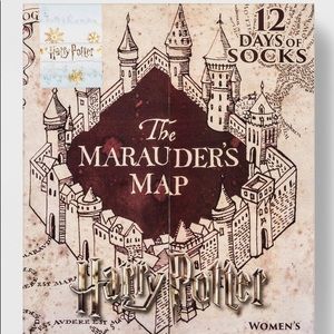 12DAYS OF SOCKS WOMEN'S HARRYPOTTER MARAUDER'S MAP